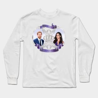 Harry and Meghan #royalwedding celebration Long Sleeve T-Shirt